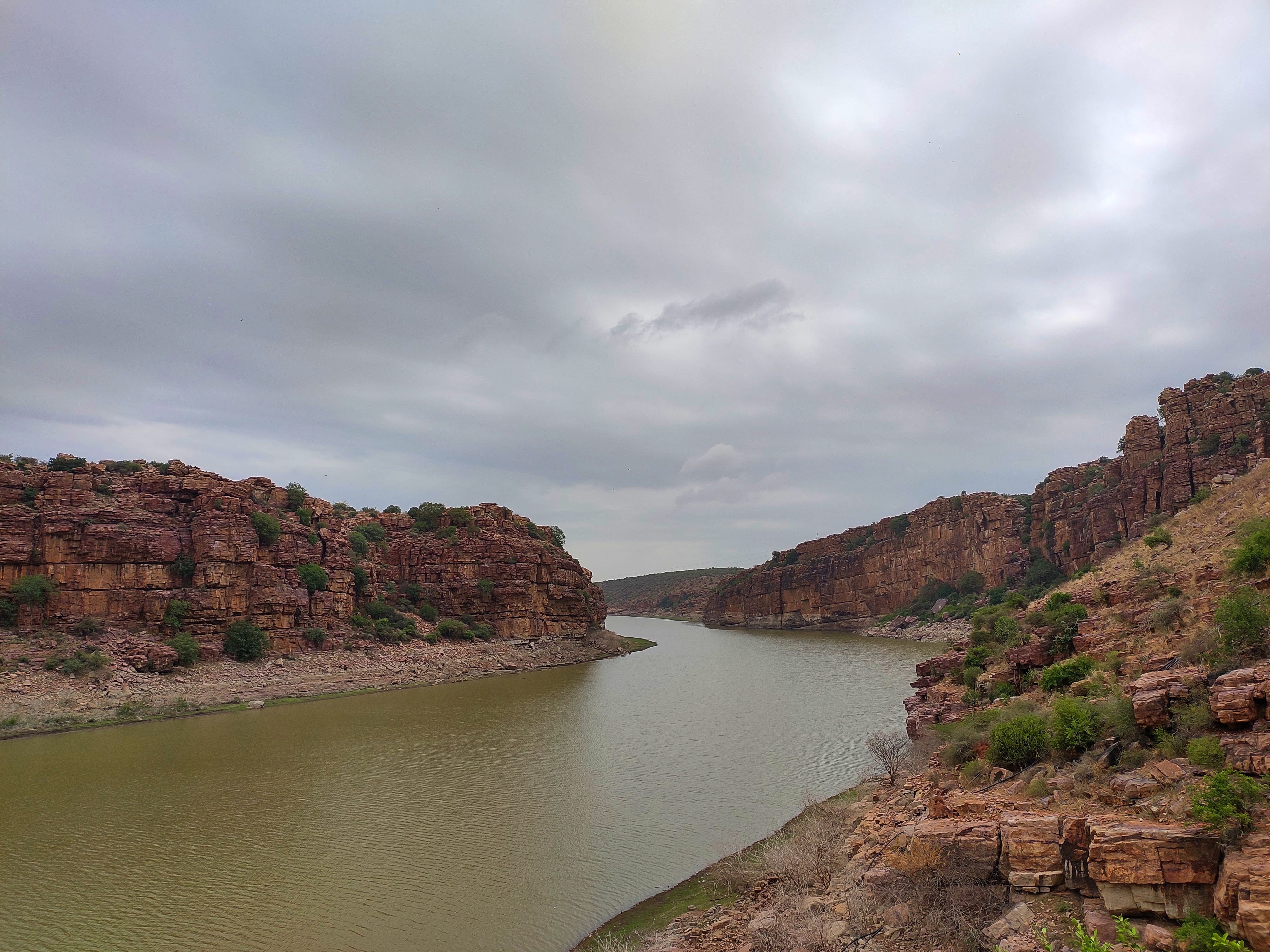 View of the Gorge at Gandikota - Grand Canyon of India